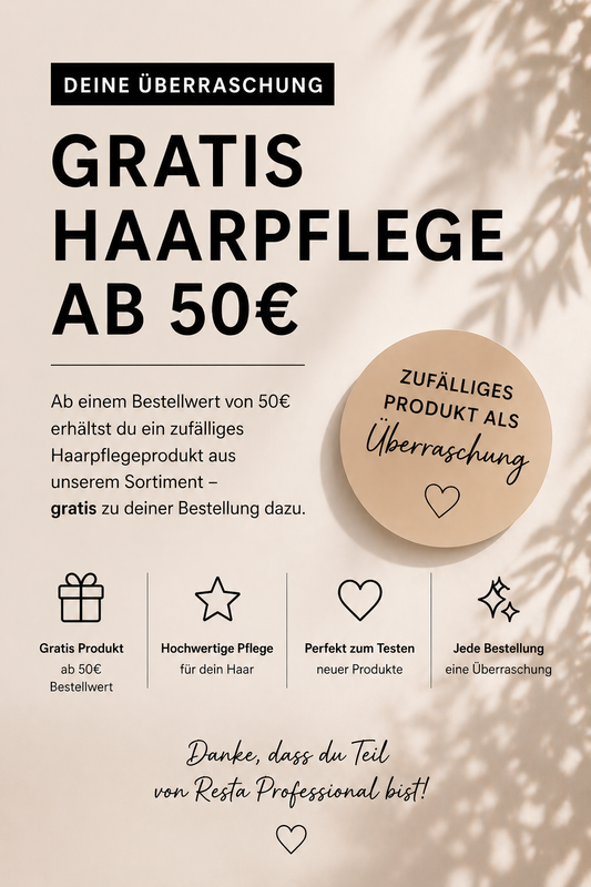 Gratis Haarpflege-Produkt ab 50€