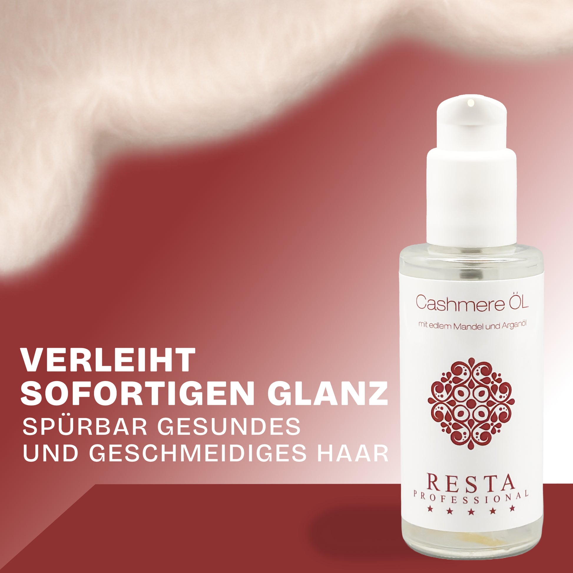 Wirkung des Cashmere Haaröls – verleiht sofortigen Glanz